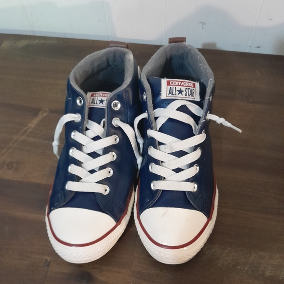Converse All Star Chuck Taylor Leather Junior Size 6 Unisex Women's Size 8 Men 6 - Picture 3 of 7